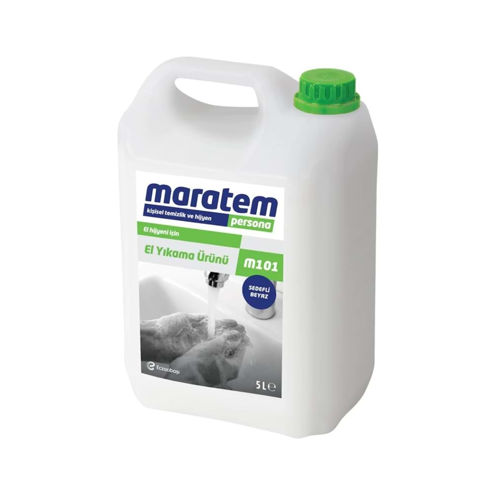 Maratem M101 El Yıkama Ürünü Sedefli Beyaz 5 Lt